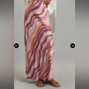 Anthropologie Maxi Slip Skirt